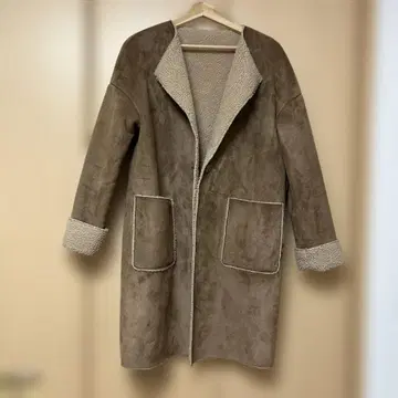 보아 코듀로이 코트