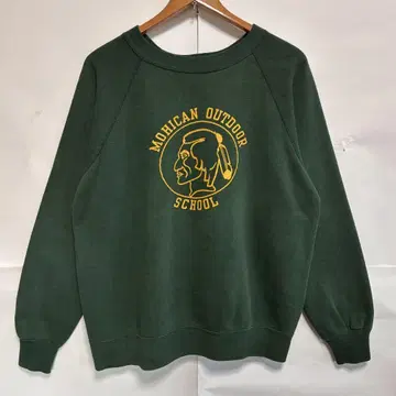 60~70s VELVA SHEEN 빈티지 래글런 칼리지 맨투맨