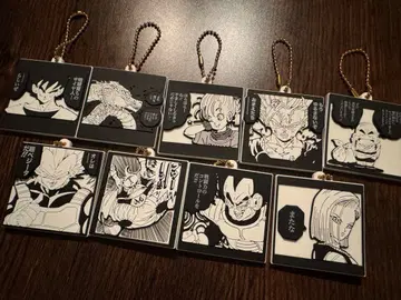 드래곤볼 40주년 기념 러버 마스코트 비스킷 러버 마스코트 9종 세트