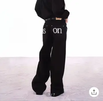ason 아존 데님 블랙 S 사이즈