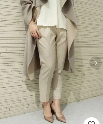노블 플라넬 스트레치 턱 팬츠