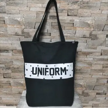 [ 새상품급 ] uniform experiment / 코튼 원단 토트백