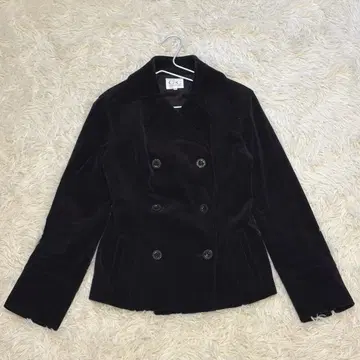 [ CDEC ] 빅 네이비 코듀로이 더블 브레스트 P 코트 사이즈 L