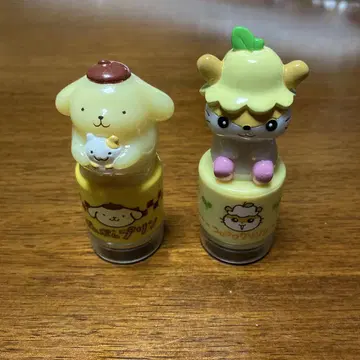 헤이세이 레트로 코로코로 밤 폼폼푸딩 스탬프