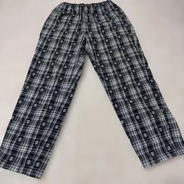 thisisneverthat 체크 무늬 와이드 팬츠 S