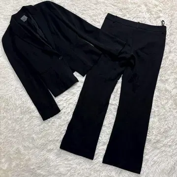 캘빈클라인 스트레치 팬츠 셋업 수트 블랙 1B