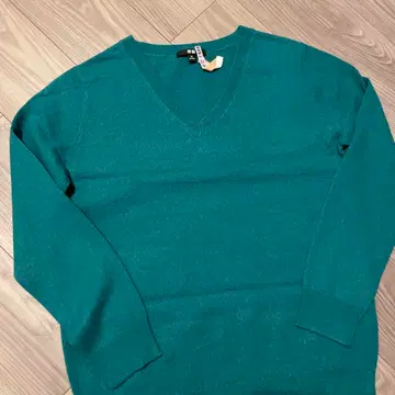 UNIQLO 캐시미어 V넥 긴팔 스웨터 XL