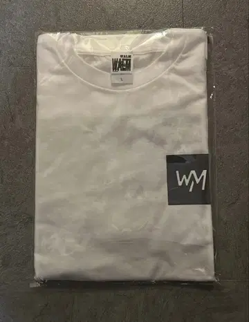 WM 화이트 긴팔 티셔츠 L