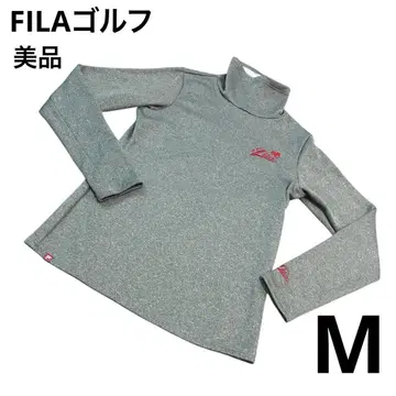 [ 새상품급 ] 휠라 FILA 골프 터틀넥 모크넥 속기모 그레이 M