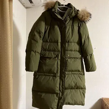 SPICK AND SPAN 후드 부착 다운 자켓