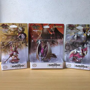 몬스터 헌터 라이즈: 선브레이크 amiibo 3점 세트