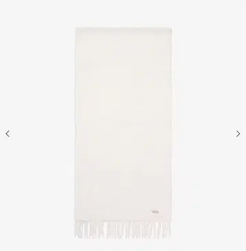 LACOSTE 화이트 머플러
