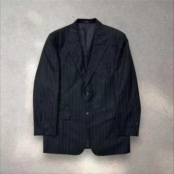 자켓 테일러드 vintage 모드 캐주얼 스트라이프