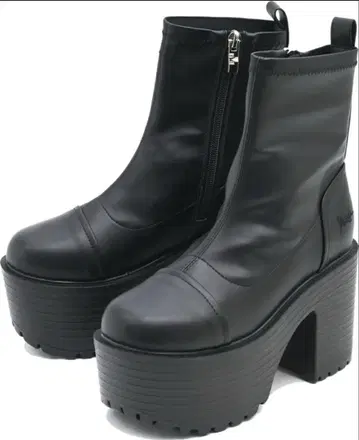 요스케 YOSUKE 통굽 스트레치 부츠 여성용 숏 10cm