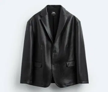 오버 사이즈 인조 가죽 블레이저 수트 ZARA limited 자라