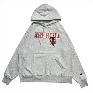 파랑 택 챔피온 리버스 위브 맨투맨 후드티 구제 의류 남성용 XL