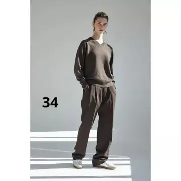 SHINZONE 크라이슬러 팬츠 브라운 34