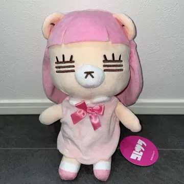 코레사와 레코짱 BIG 봉제 인형 [ 핑크 ] 2 택 포함 미사용 새상품