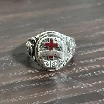 40s 반지 카보숑컷 클래스 반지 1948년 STERLING
