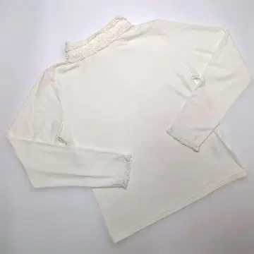 [ 미사용 ] 핑크하우스 생성 레이스 사용 긴팔 티셔츠