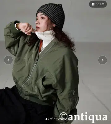 남녀 공용 antiqua 숏 MA-1