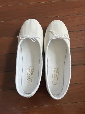 CATWORTH 가죽 밸리 슈즈 플랫 24cm