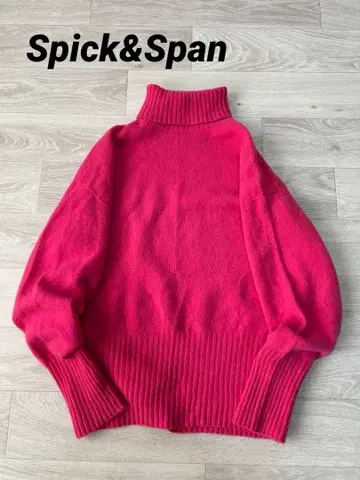 Spick&Span 울 캐시미어 터틀넥 풀오버