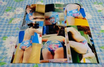 80년대 아이돌 브로마이드 카시와바라 요시에 수영대회 L사이즈 6장