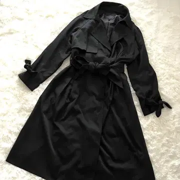 RUIRUE BOUTIQUE 루일 에 부티크 트렌치코트 블랙 3L