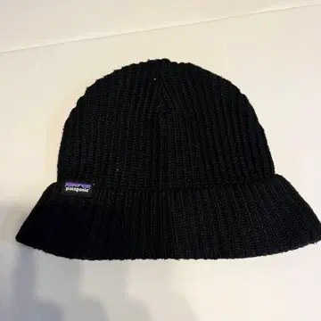 patagonia 블랙 니트 모자 비니