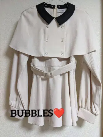 BUBBLES 케이프 칼라 셋업