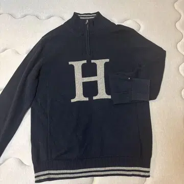 [ 새상품급 ] TOMMY HILFIGER 네이비 하이넥 니트