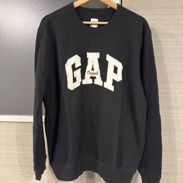 GAP 오리지널 블랙 맨투맨