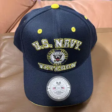 US NAVY 플랫 캡 네이비