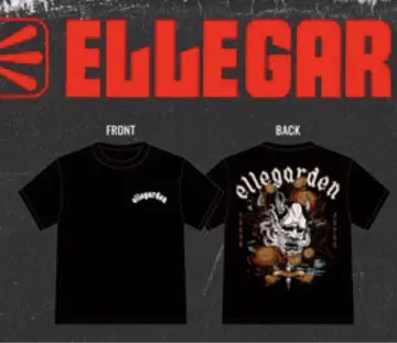 미사용 새상품 XL ELLEGARDEN 반야t셔츠 블랙