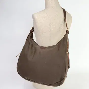 일비종떼 캔버스 가죽 숄더백 크로스바디 C697