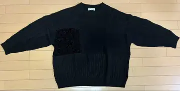 TTT_MSW Crazy pattern knit M 사이즈 블랙