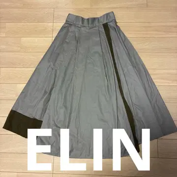 ELIN 플레어 디자인 롱 스커트