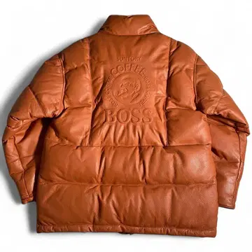 보스 BOSS 10th anniversary 다운 자켓 가죽