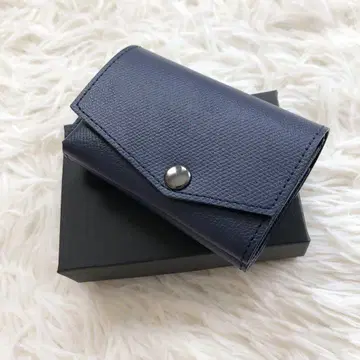 미사용 새상품 abrAsus 아브라사스 작은 지갑 네이비 컴팩트