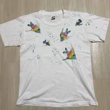 anvil 90s vintage T-shirt fish print USA
