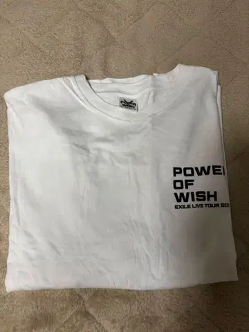[ EXILE 사진 롱 슬리브 T셔츠 ] POWER OF WISH