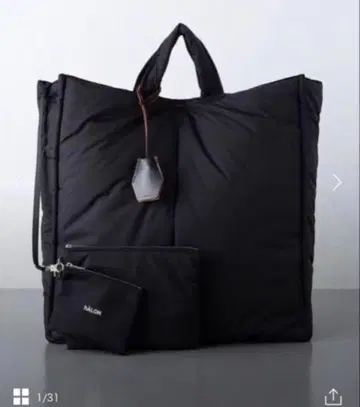 [ 완판템 ] halon 패딩 빅 토트백 United arrows