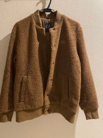 GAP 보아 플리스 자켓 M 사이즈 브라운