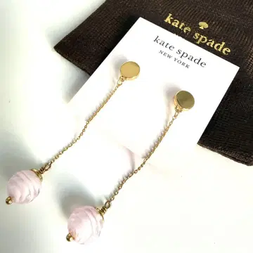 Kate spade 케이트 스페이드 클리어 볼 골드 핑크 귀걸이