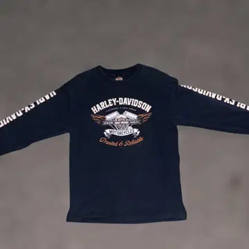 Harley-Davidson 긴팔 셔츠 네이비