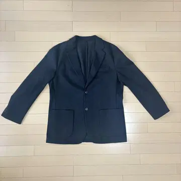 새상품급 UNIQLO 컴포트 2B 자켓/울 라이크 가을/겨울 네이비 XL