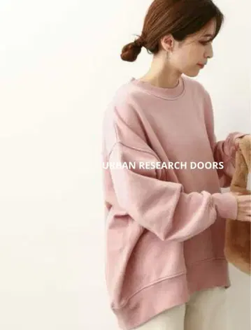 DOORS [ UR TECH ] 속기모 크루넥 맨투맨
