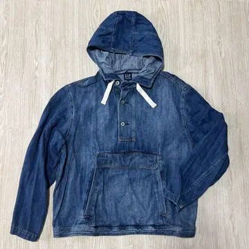 남성용 GAP 데님 아노락 후드티