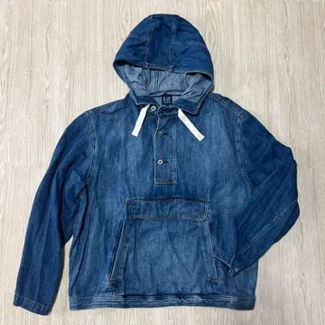 남성용 GAP 데님 아노락 후드티